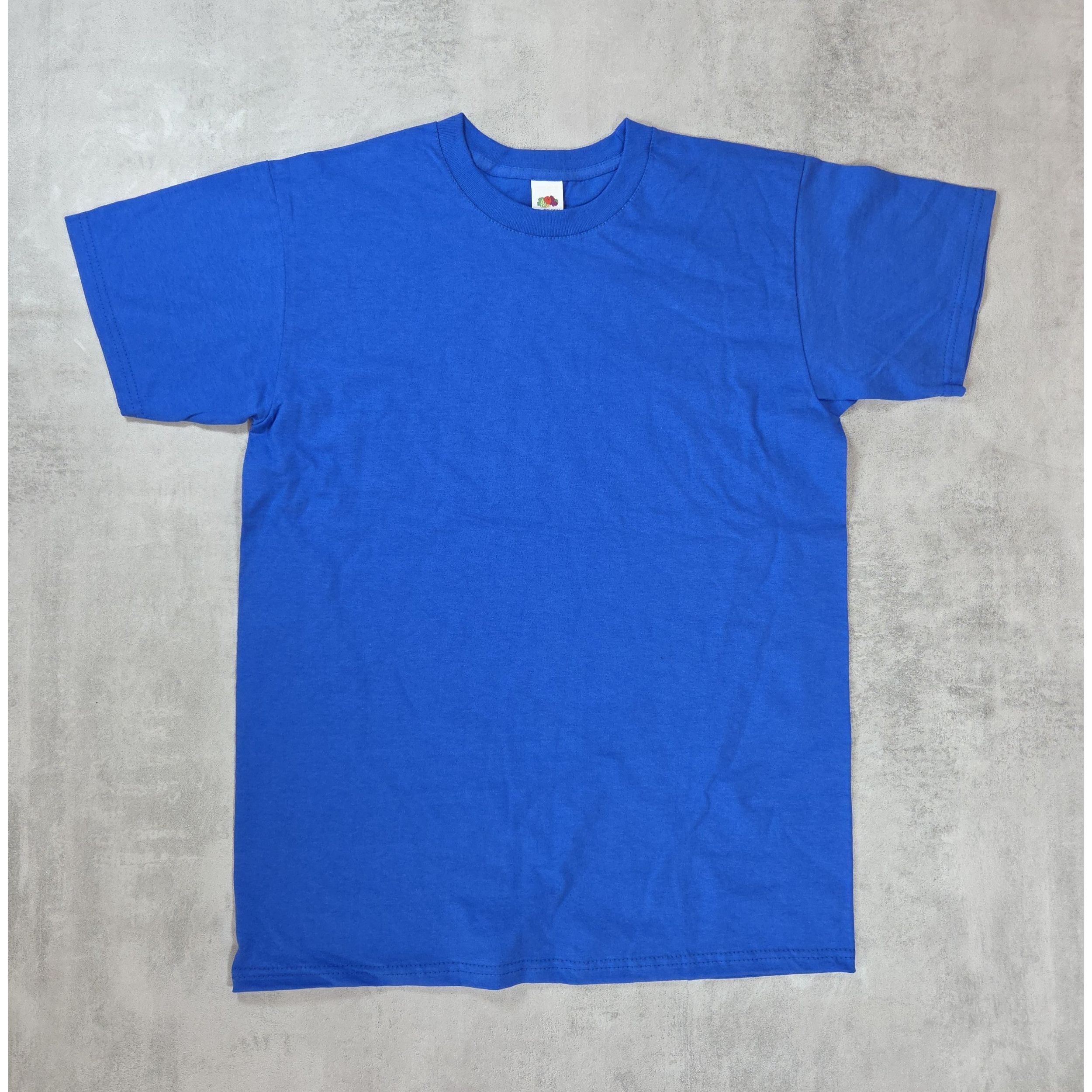 Super Premium T-Shirts Fruit of the Loom Farbe royal blue blau Qualifin Shop