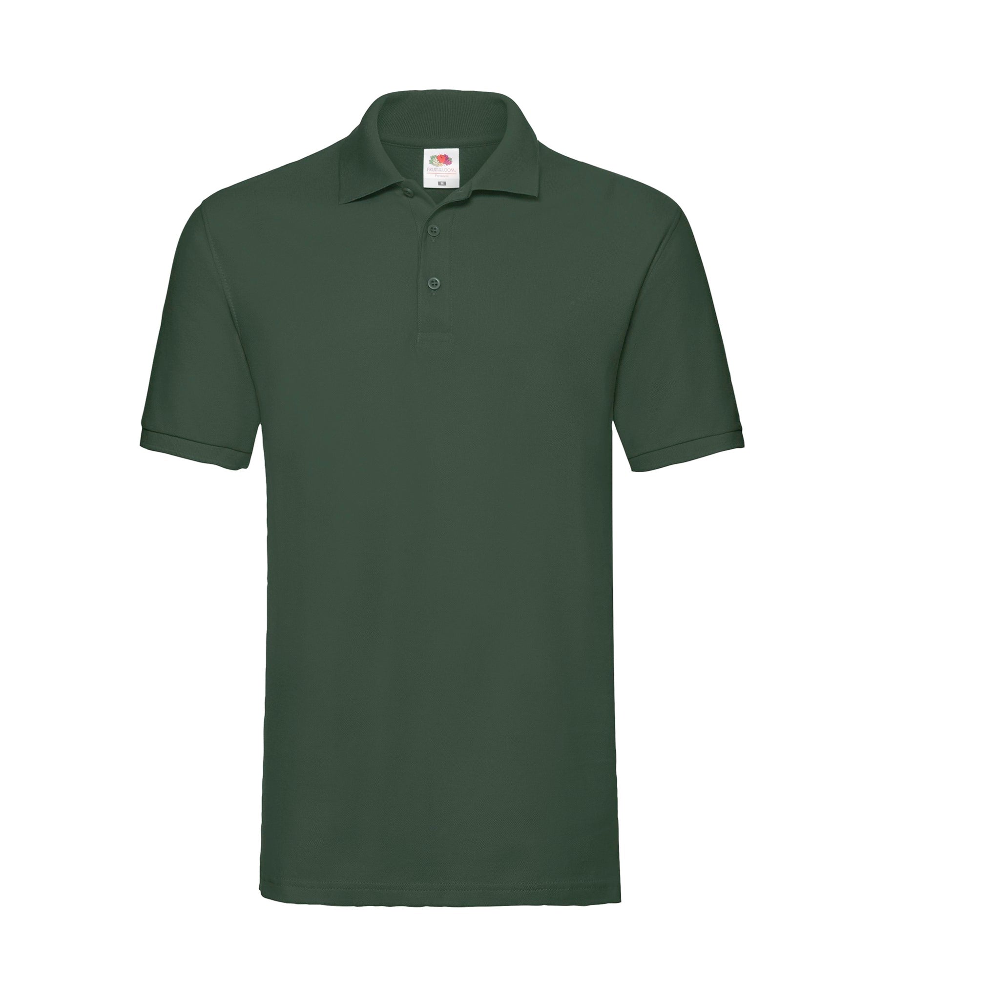 premium Polo Herren Fruit of the Loom bottle-green