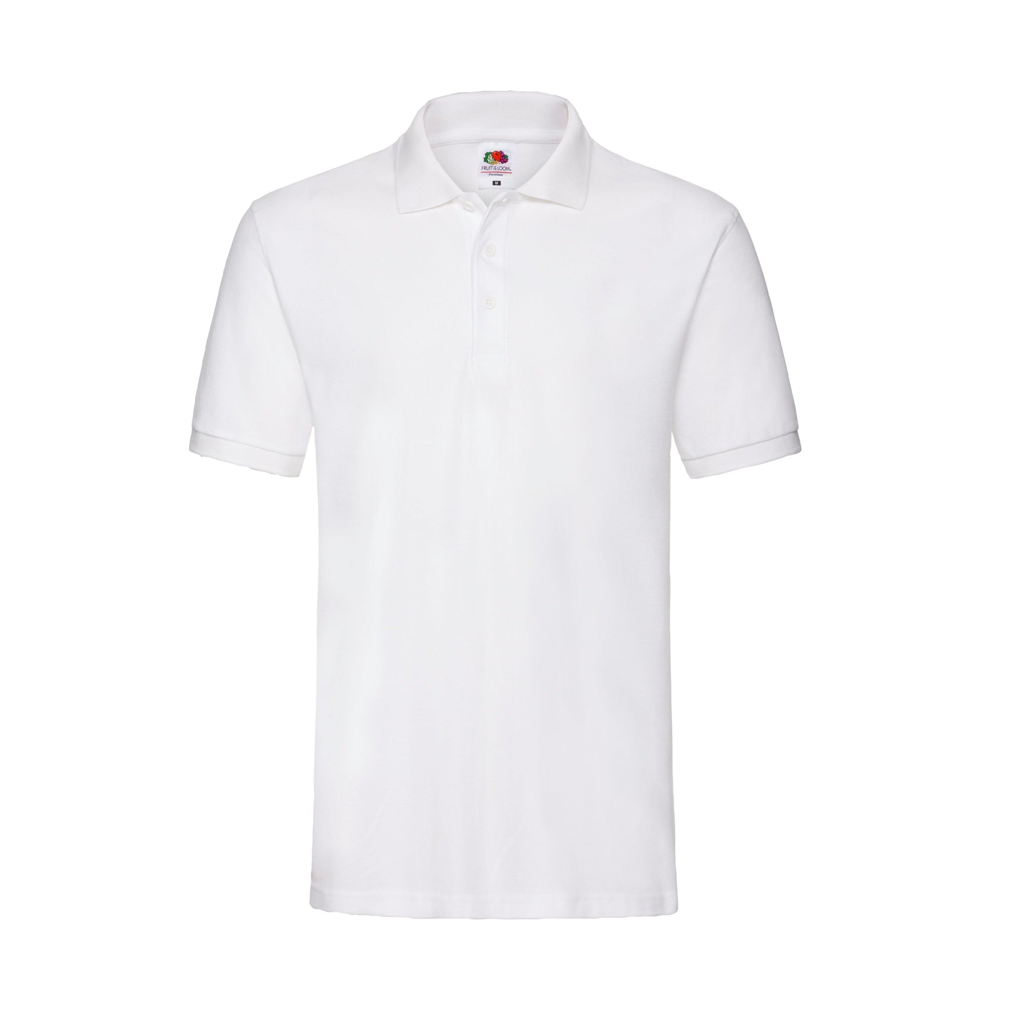 Premium Polo Herren Fruit of the Loom weiß